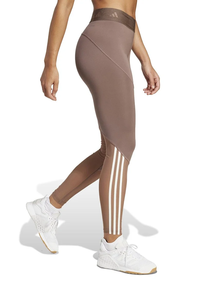 Adidas taupe Hyperglam Full Length Legging for Women | Best Price UAE
