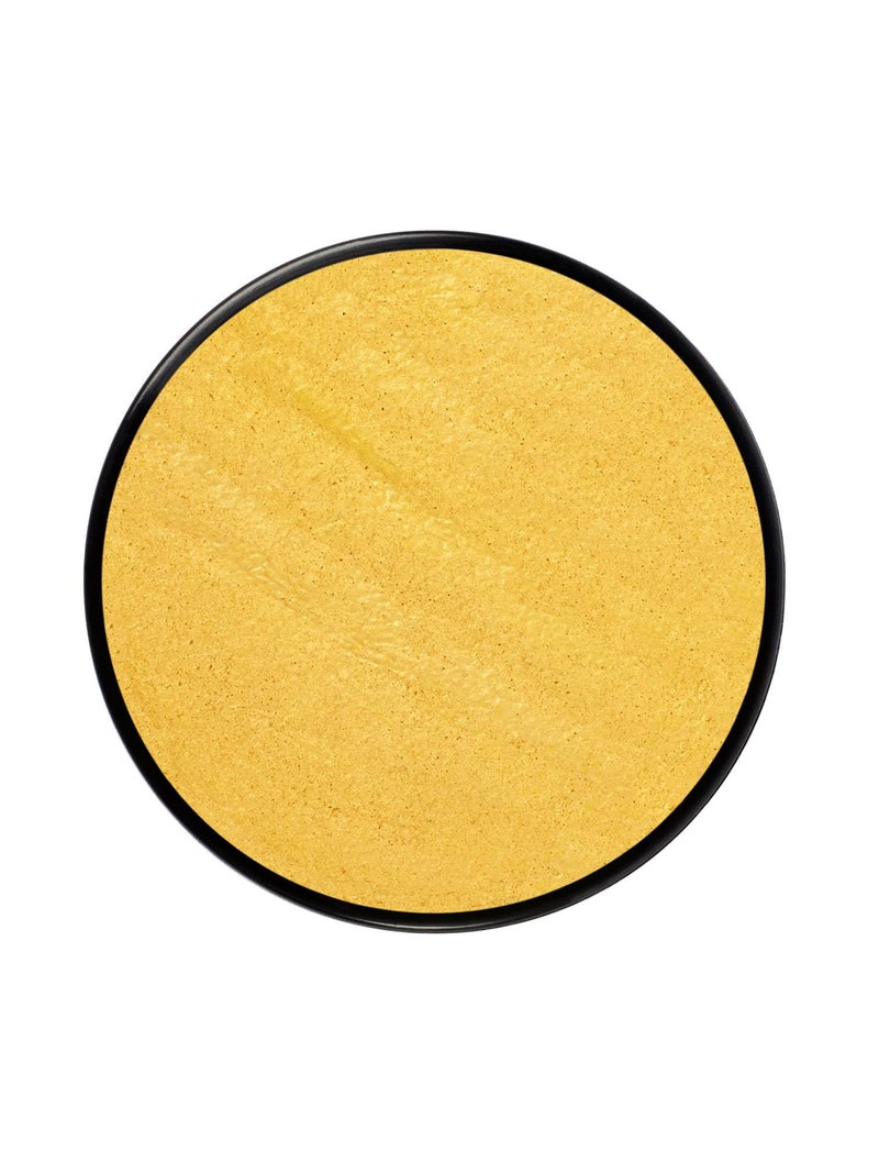 Snazaroo Metallic Face and Body Paint, 18.8g (0.66-oz) Pot, Gold - Image 2