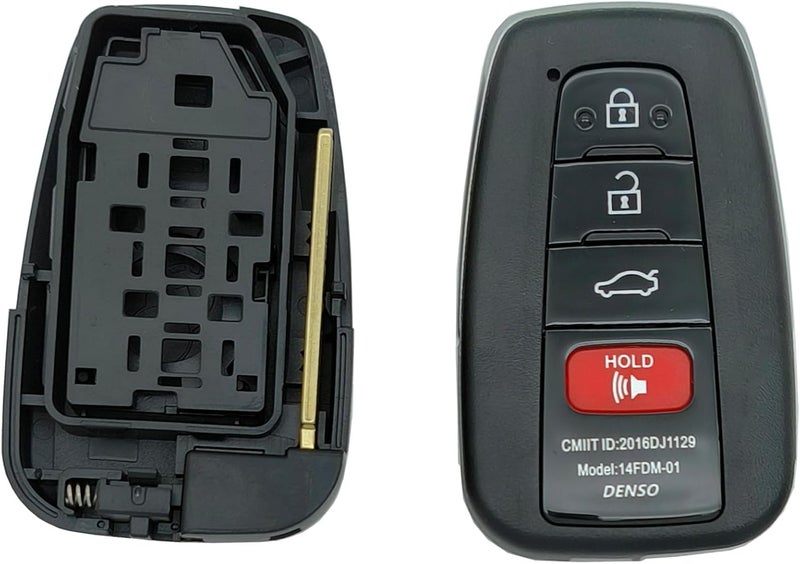 Arruweer Key Fob Case Shell for 2018-2020 Toyota RAV4, Camry, Avalon, C-HR, Prius, Corolla - Image 4