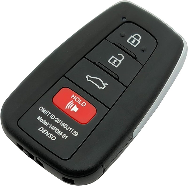 Arruweer Key Fob Case Shell for 2018-2020 Toyota RAV4, Camry, Avalon, C-HR, Prius, Corolla - Image 3