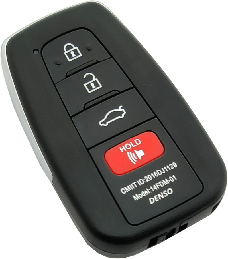 Arruweer Key Fob Case Shell for 2018-2020 Toyota RAV4, Camry, Avalon, C-HR, Prius, Corolla - Image 2