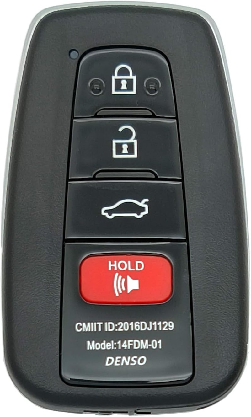 Arruweer Key Fob Case Shell for 2018-2020 Toyota RAV4, Camry, Avalon, C-HR, Prius, Corolla - Image 1
