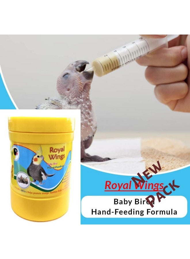 مسحوق طعام الطيور الصغيرة من فاييناتو رويال وينجز للتغذية اليدوية، 250 جرام مع حقنة تغذية يدوية، 12 مل - Image 3