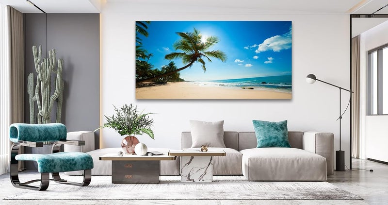 Muolunna Large Canvas Wall Art - Summer Ocean Waves - Image 2