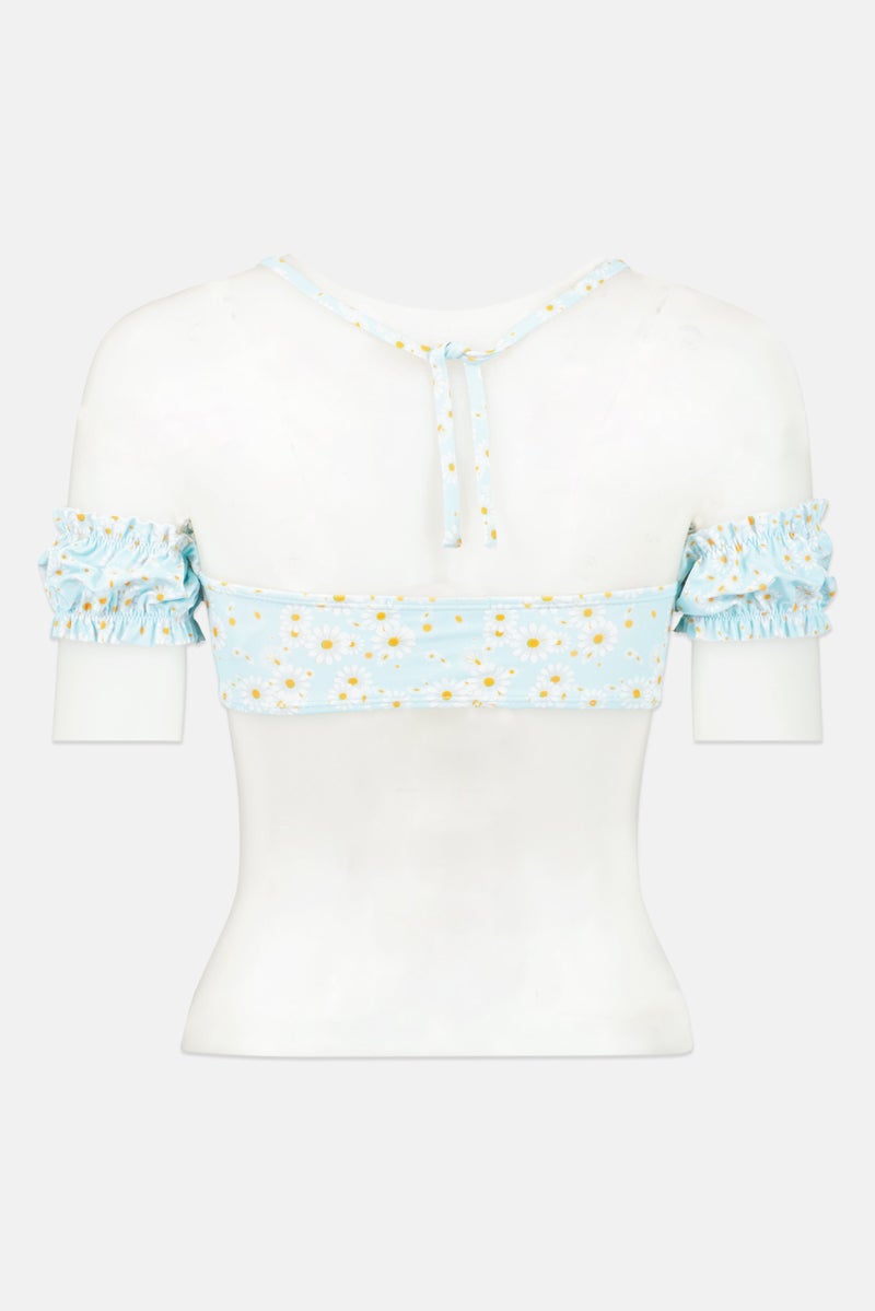 Missguided Women Floral Print Bikini Top, Multicolor - Image 2