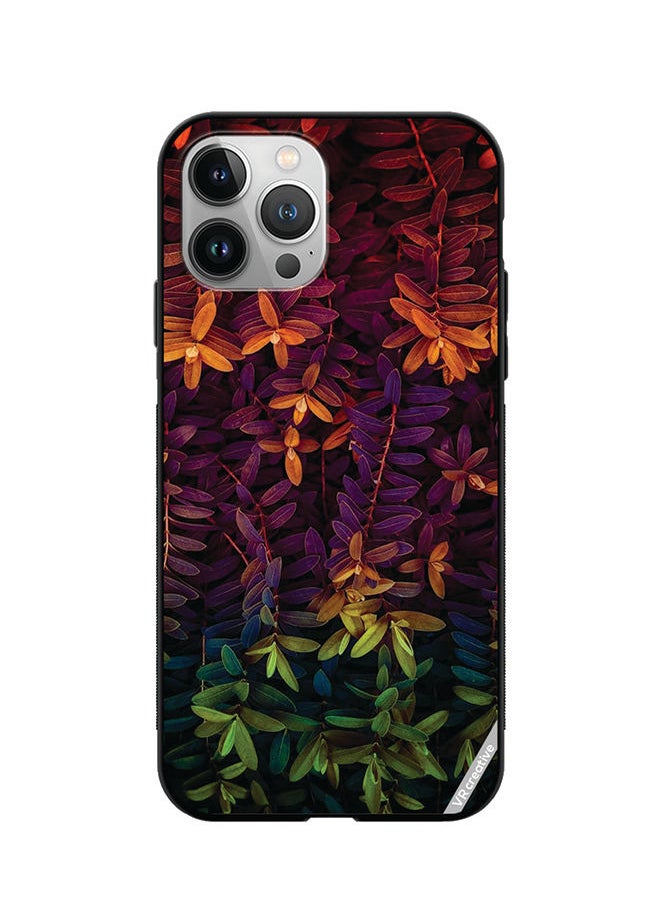 VR CREATIVE Protective Case Cover For Apple iPhone 11 Pro Max Leaves Design Multicolour  - Image 1