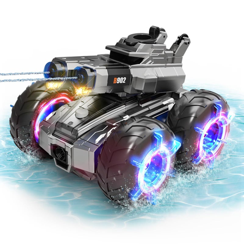 ATHLERIA Amphibious Remote Control Car with Water GunWaterproof Monster Truck Rc Boat Water Tank Swimming Pool ToysGesture Sensing RC Stunt CarsBirthday Gifts for Boys Girls Teens 8 9 10 11 12 13 yrs - Image 2