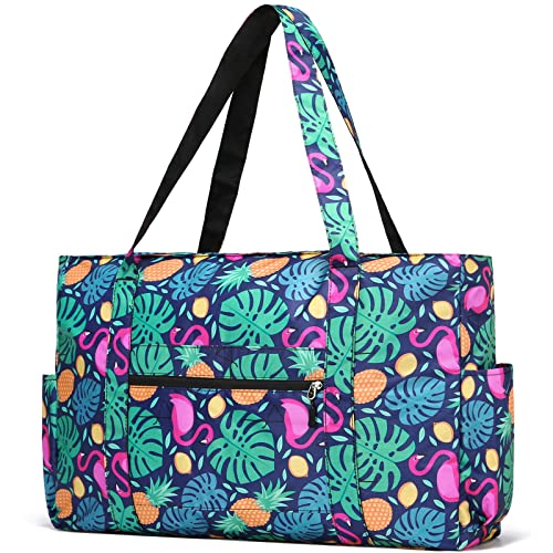 Outrip Extra Large Beach Bag and Totes for Family, XL Waterproof Pool Bag for Women with Zipper and Pockets - Great for Beach Travel Vacation - Image 1