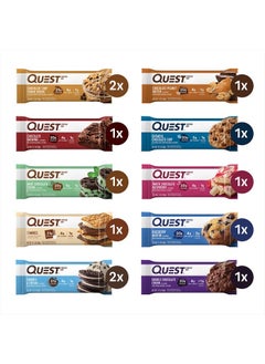 QUEST NUTRITION Ultimate Variety Pack Protein Bars, High Protein, Low Carb, Gluten Free, Keto Friendly, 12 Count  - Image 1