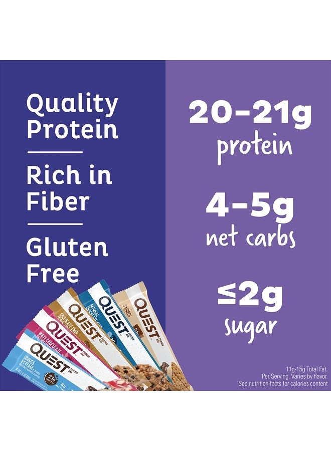 Quest Nutrition ألواح البروتين Ultimate Variety Pack، عالية البروتين، منخفضة الكربوهيدرات، خالية من الغلوتين، صديقة للكيتو، 12 قطعة - Image 3