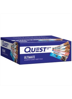 QUEST NUTRITION Ultimate Variety Pack Protein Bars, High Protein, Low Carb, Gluten Free, Keto Friendly, 12 Count  - Image 2