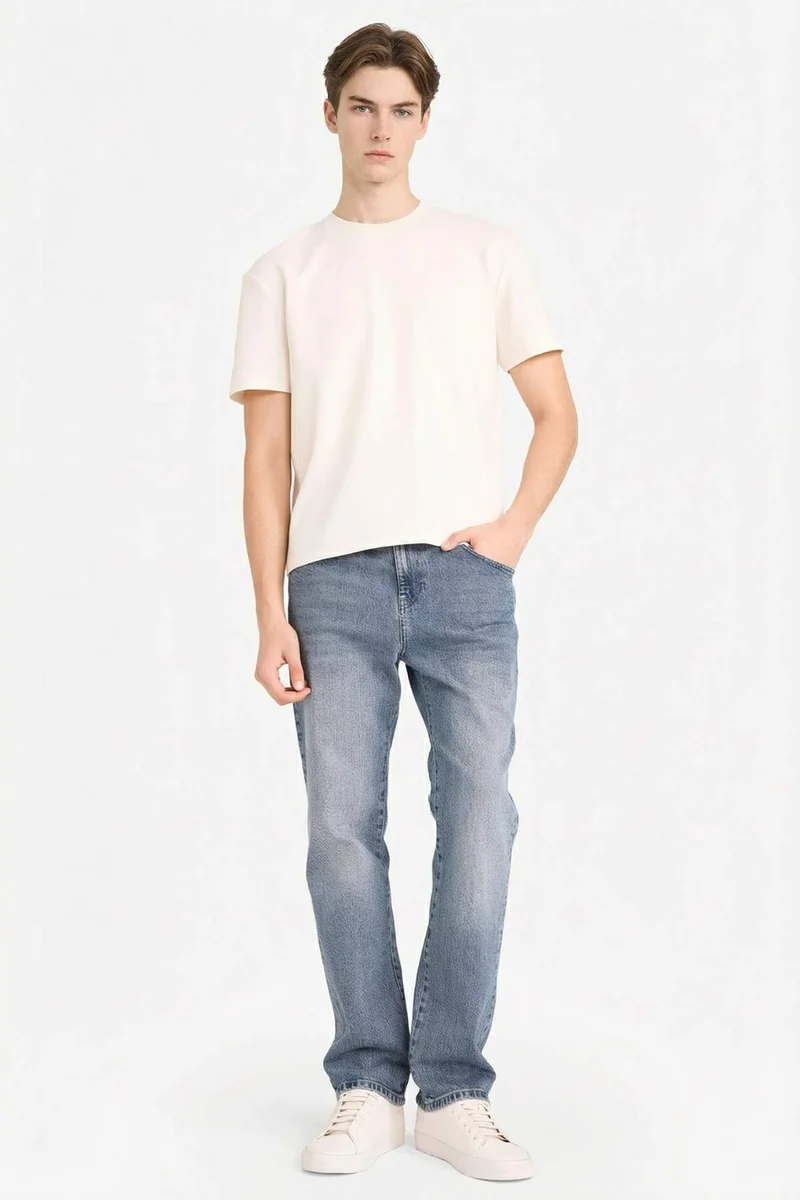 ديفاكتو Straight Fit Trousers