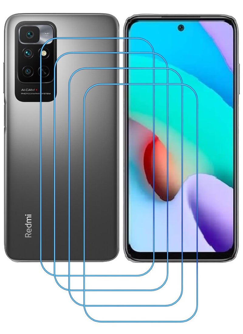 ACLIX 4 Pieces Antistatic ESD Dustproof Premium Quality High Definition Clear Tempered Glass Screen Protector Designed For Xiaomi Redmi Note 11 4G - Image 1