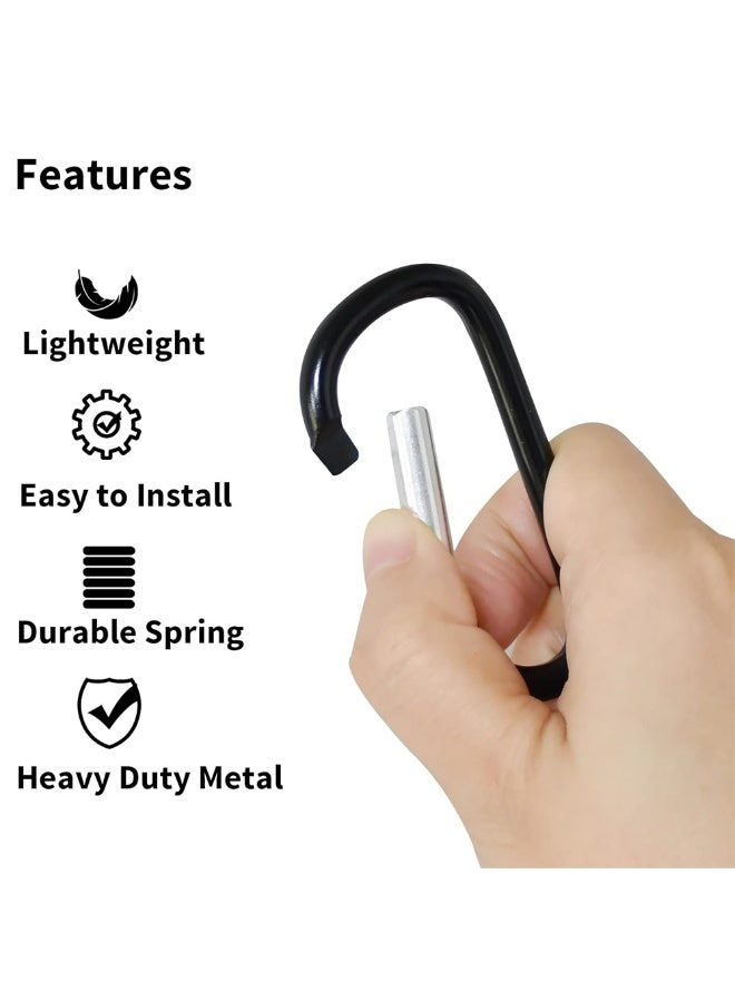 4 PCS Stroller Hooks – Multi-Functional Baby Stroller Bag Clips, Leather Hooks for Diaper Bags, Pet Stroller, Grocery  Shopping Bags - Image 3
