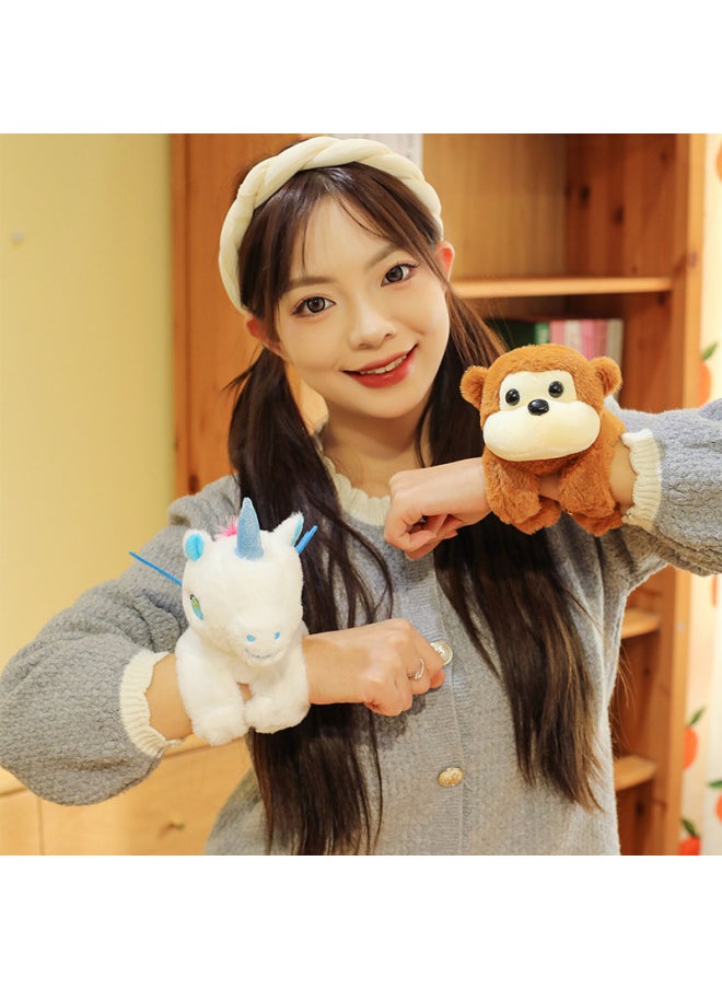Capybara Capibala Doll Doll Plush Toy Clap Circle Hand Puppet Wrist Grasp Machine Stall Doll-Color:Purple Rice-Height:15cm-30cm