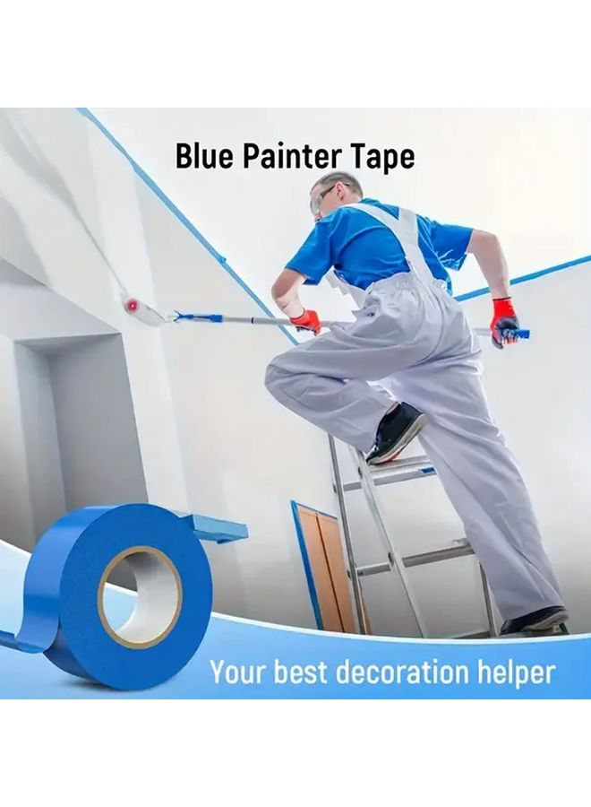 Blue Painter Tape 12 Rolls 0.79 Inch x 511 Inch No Residue Strong Adhesion - Image 2