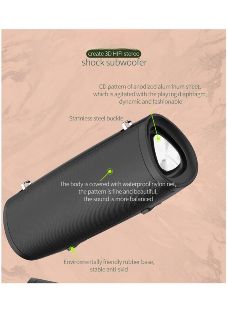 High Power Portable Bluetooth Speaker 50W Output Power with Class Amplifier Excellent Bass Performance Hifi