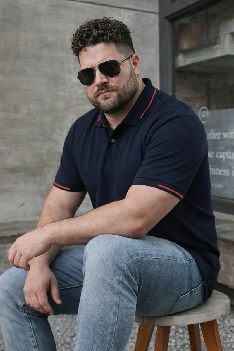 فيردو Veirdo Men’s Oversized , Plus Size  & Regular Fit T-Shirt | Premium Cotton Casual Tee