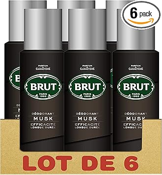 Brut Mens Deodorant Spray 200 ml Pack of 6 - Image 1