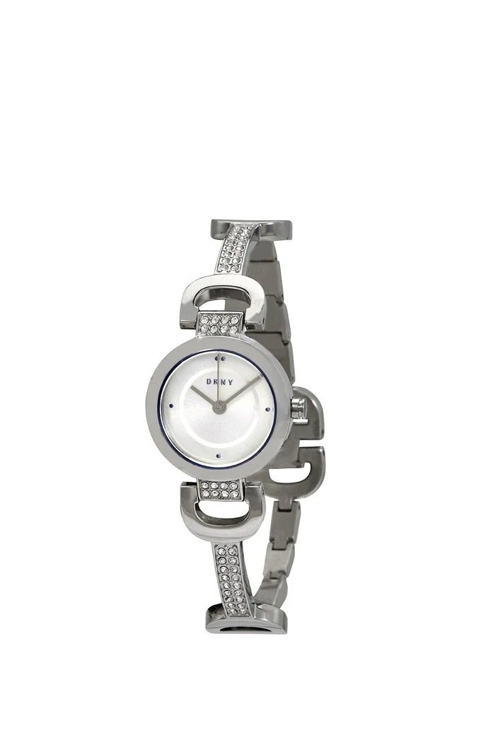 DKNY Watch for Women, Quartz Movement, Analog Display, Silver Stainless Steel Strap-NY2751 - Image 1