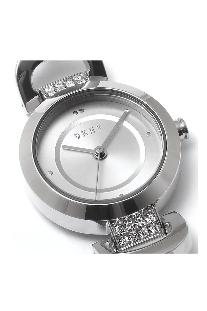 DKNY Watch for Women, Quartz Movement, Analog Display, Silver Stainless Steel Strap-NY2751 - Image 4