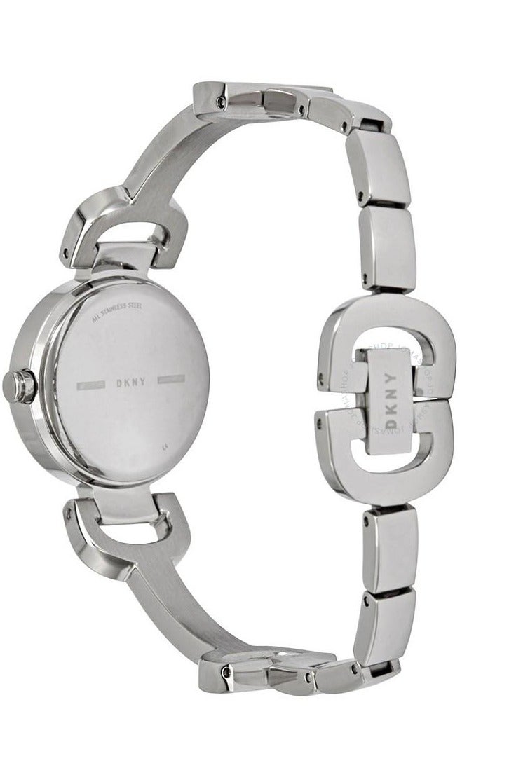DKNY Watch for Women, Quartz Movement, Analog Display, Silver Stainless Steel Strap-NY2751 - Image 5
