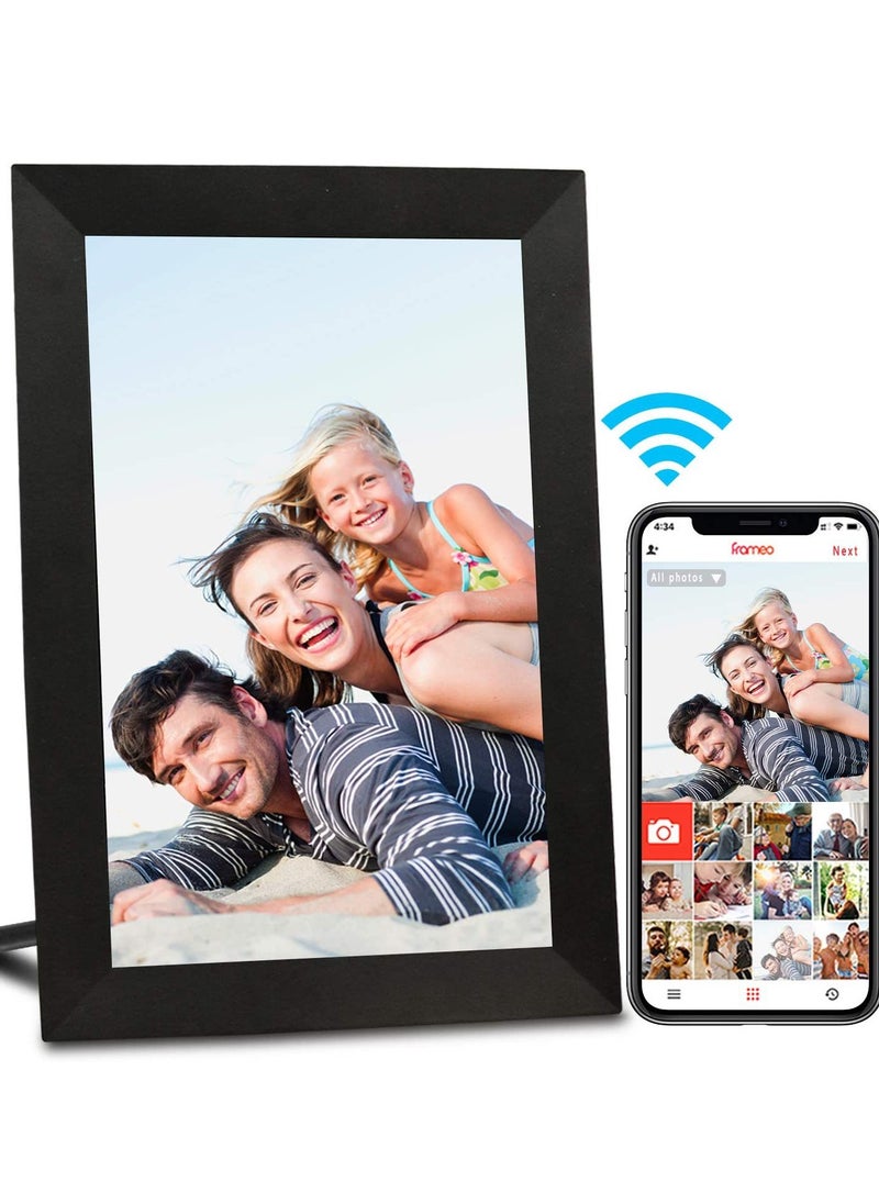 ماركة غير محددة إطار صور رقمي واي فاي ذكي 10.1 بوصة 32 جيجا بايت 1280x800 IPS LCD تعمل باللمس، صورة ذاتية التدوير والمناظر الطبيعية، ذاكرة مدمجة 32 جيجا بايت، مشاركة اللحظات على الفور عبر تطبيق Frameo من أي مكان  - Image 1