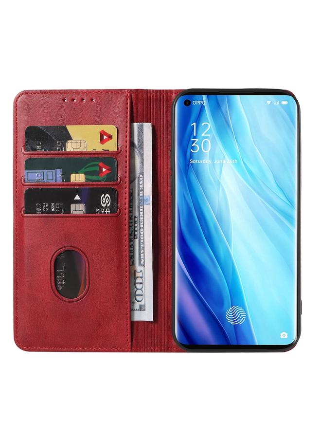 S-TOP Case For OPPO Reno4 Pro Magnetic Closure Leather Phone Case - Image 3
