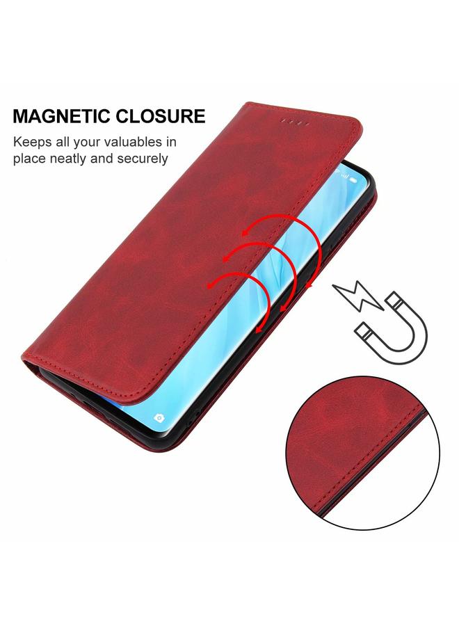 S-TOP Case For OPPO Reno4 Pro Magnetic Closure Leather Phone Case - Image 5