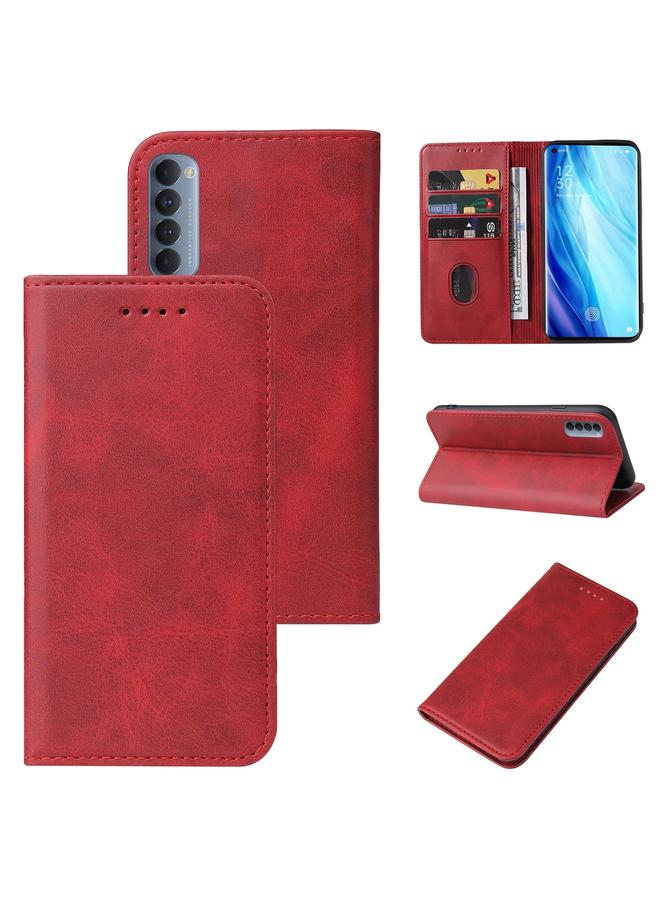 S-TOP Case For OPPO Reno4 Pro Magnetic Closure Leather Phone Case - Image 1