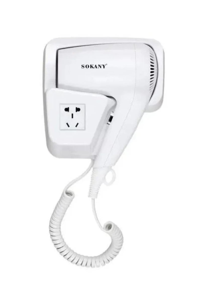 SOKANY SK-CF-2217 Professional 1200W Wall-Mounted Hair Dryer with Power Socket - Image 1