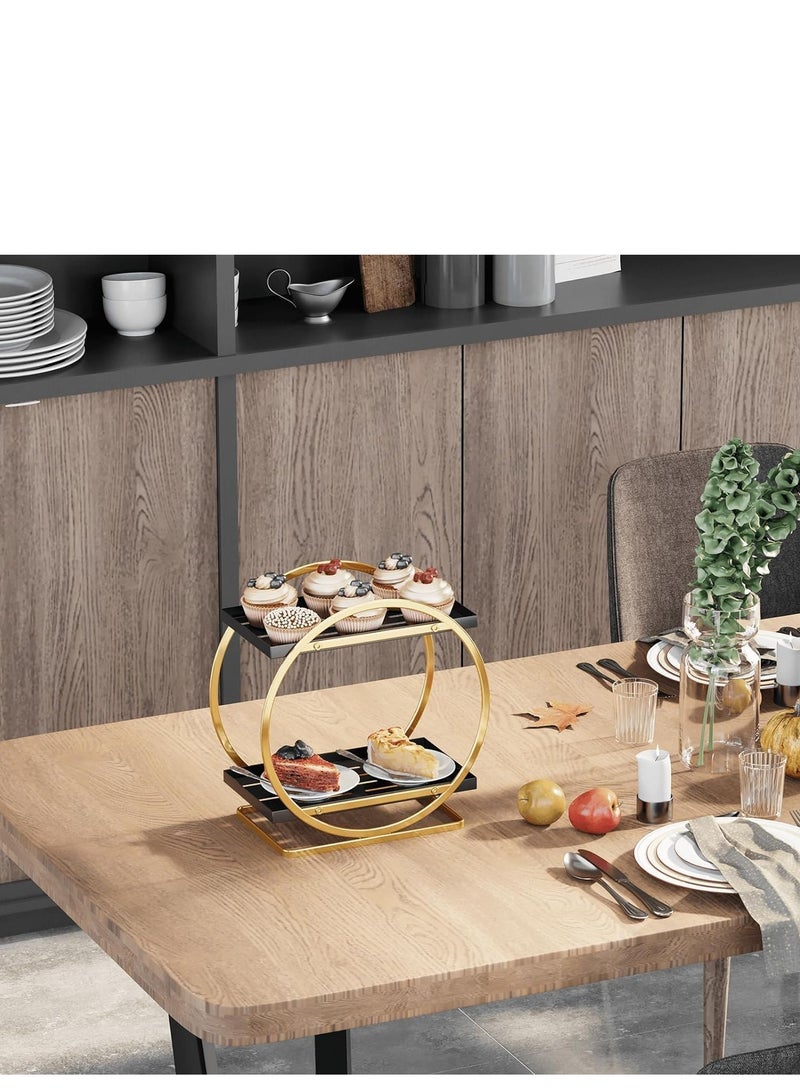 TRASSLE Makeup Organizer and Storage, Perfume Organizer for Bathroom Organizer Vanity Skincare Organizers, 2 Tier Cosmetic Display Tray for Bathroom Counter Organizer, Make Up Storage - Image 2