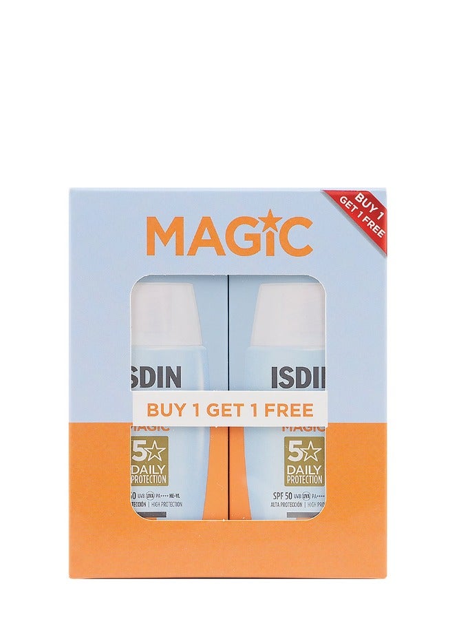 ISDIN Fotoprotector Fusion Water Magic SPF 50 pack of 2
