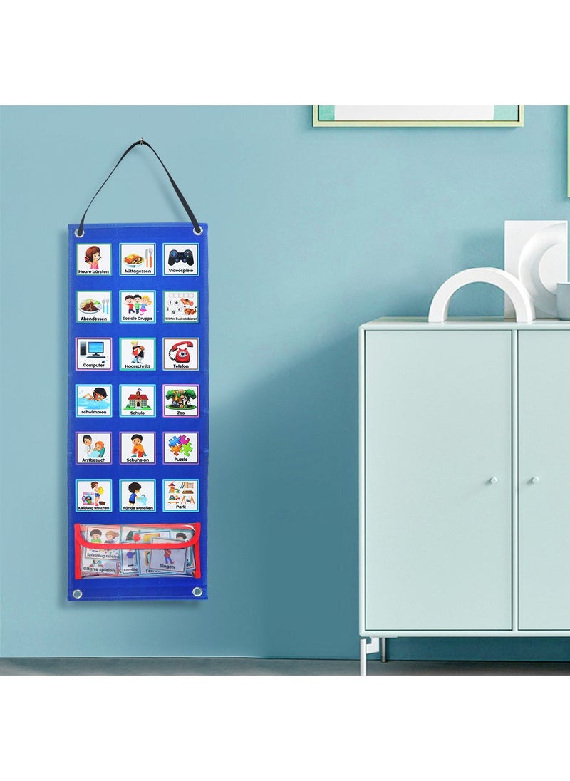 Childrens Visual Schedule daily work Schedule Kids Visual Schedule Calendar German 