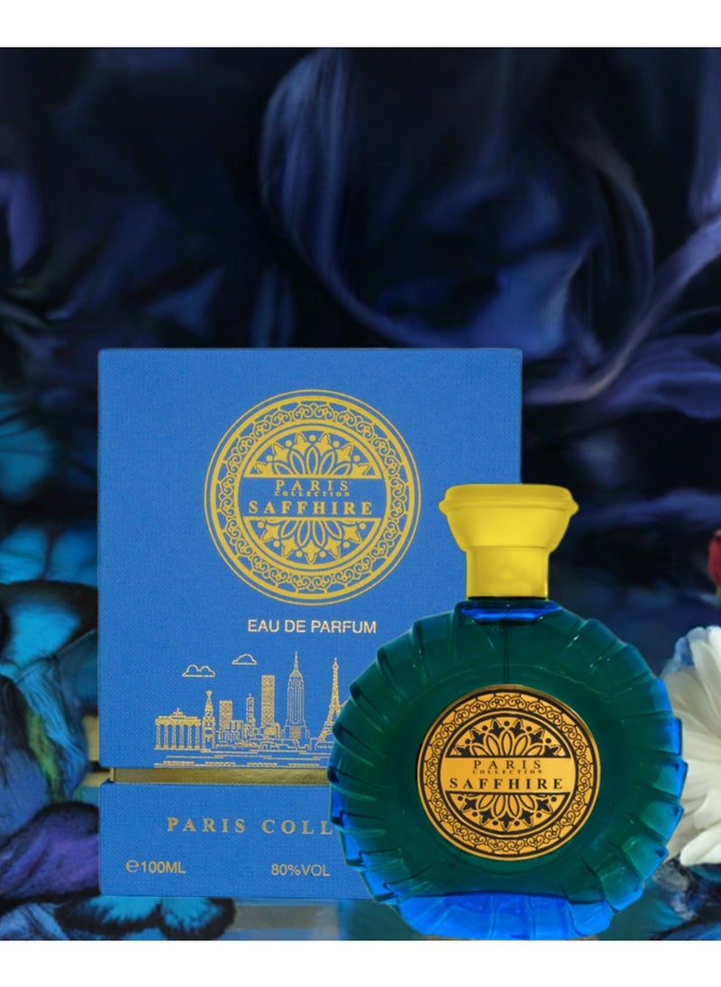 Paris Collection - PARIS COLLECTION SAFFHIRE Eau de Parfum, [ 2 Days Lasting ] 100ml -  By Fragrance Secrets - Image 1
