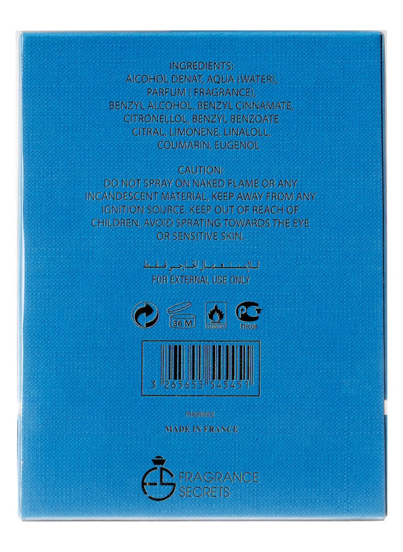 Paris Collection - PARIS COLLECTION SAFFHIRE Eau de Parfum, [ 2 Days Lasting ] 100ml -  By Fragrance Secrets - Image 1