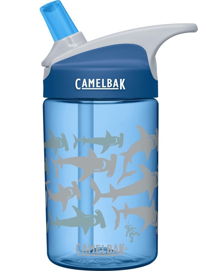 CamelBak Eddy Kids Big Bite Valve Straw Water Bottle Hammerheads, 12oz - Image 1