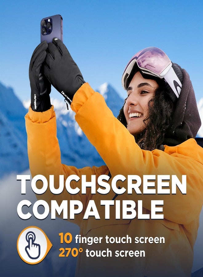 UMEWARM -10℉ Waterproof Winter Gloves Men, Touchscreen Fingers Snow Ski Gloves Women, 5-Layer Touch Screen Cold Weather Gloves - Image 4