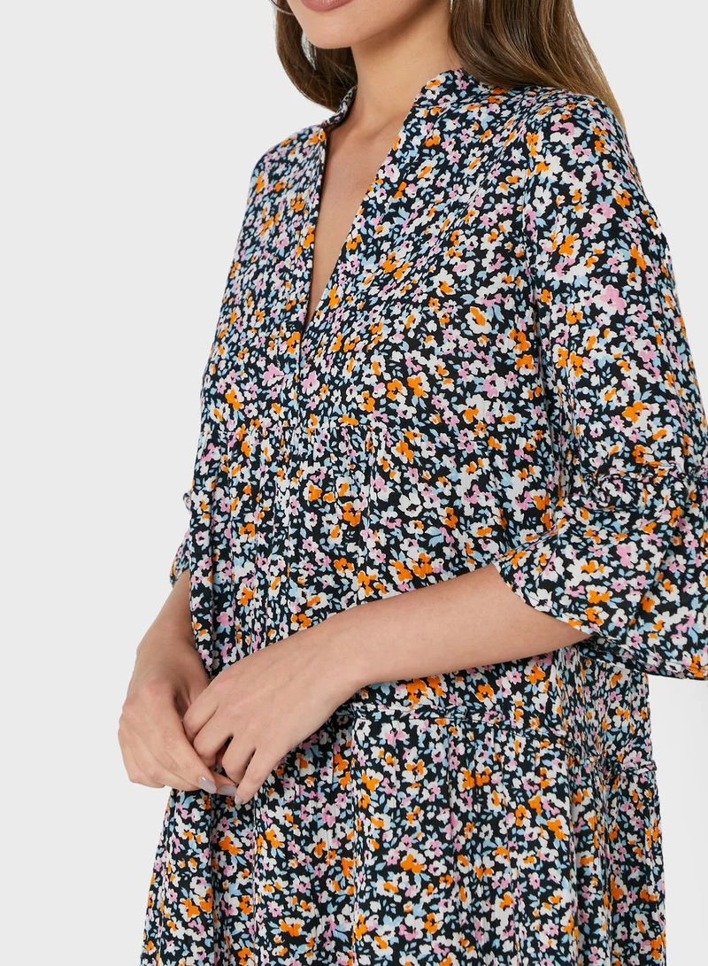 VERO MODA Floral Print Dress