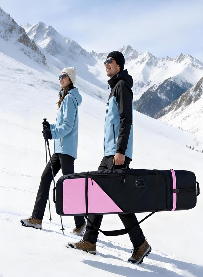 TVDARMO Ski Bag, Dynamic Adjustable Length - Padded Snowboard Bag Adjusts from 150cm to 180cm for Snow Air Travel Transport, Fits Skis Up to 150-180 cm - Image 4