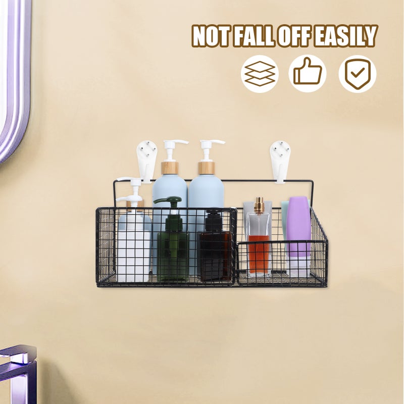 Kitchen Baskets for Storage, Wall Mounted Hanging Organizer, Durable Iron Material - Image 4