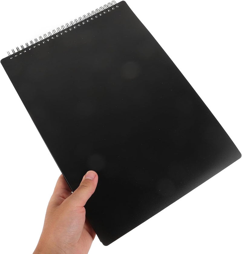 Amosfun A4 Music Sheet Binder with Plastic Sleeves Horizontal Expandable Music Flip Folder for Marching Band Clarinet Lyre Flip Folder for Instrument Practice - Image 2