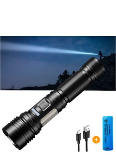 Arabest 20000 Lumens LED Flashlight - Rechargeable, Zoomable, 7 Modes, IPX67 Waterproof, Type-C Charging - Perfect for Camping, Hiking & Emergencies  - Image 1