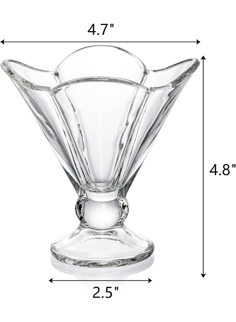 Ice Cream Bowls, Set of 6, 250ml - Bowl Dessert Bowls, Sundae, Ice Cream Bowl - Image 2