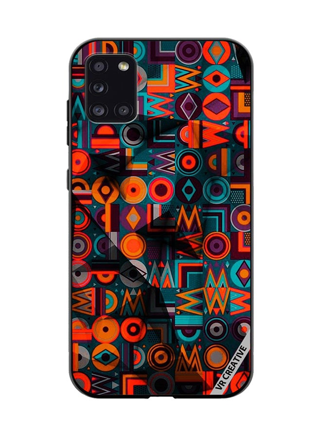 VR CREATIVE Protective Case Cover For Samsung Galaxy A31 Flower Design Multicolour - Image 1