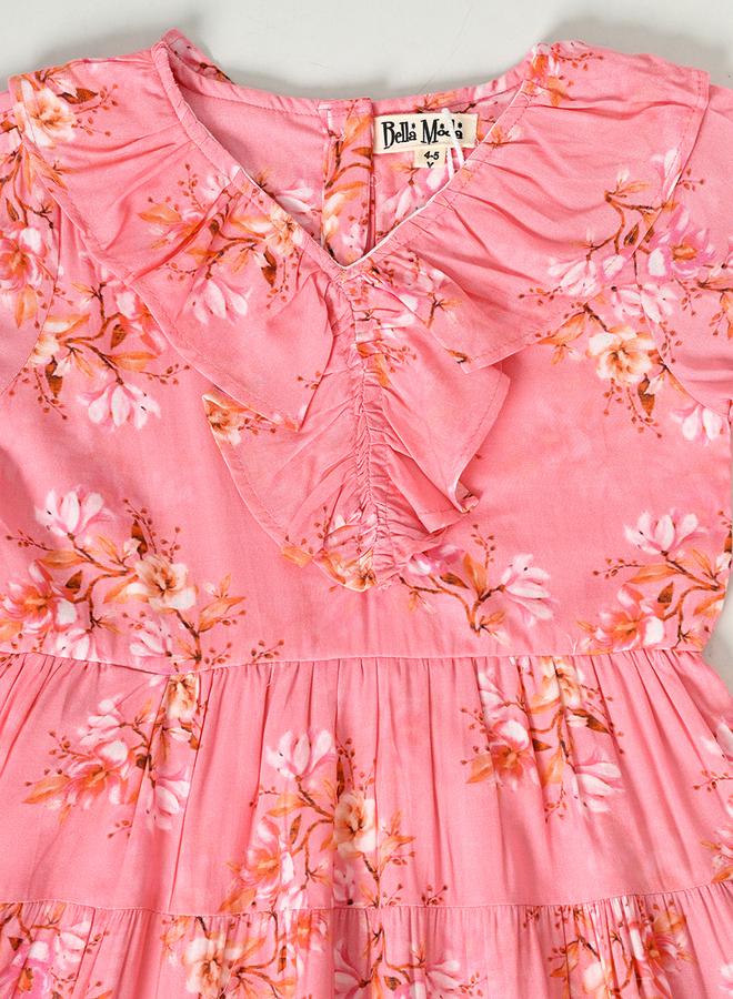 بيلا مودا فستان طبقات بنقشة الزهور - Image 4