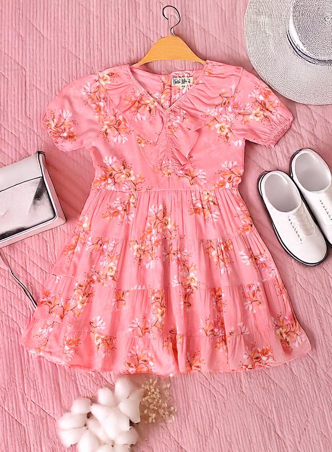 بيلا مودا فستان طبقات بنقشة الزهور - Image 1