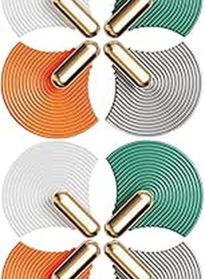 8 Pcs Self Adhesive Wall Hooks Heavy Duty No Drill Sticky Coat Key Holders For Bathroom Kitchen Storage - Image 1