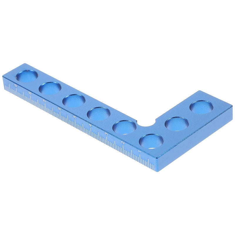 مربع نجارة من سبائك الألومنيوم بزاوية 90 درجة، مربع تأطير احترافي، مسطرة قياس متري، أداة نجارة - Image 1