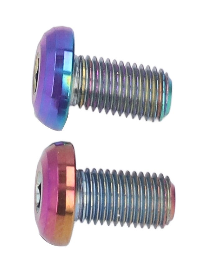 ريسك براغي تثبيت حامل زجاجة الماء للدراجات الهوائية من RISK، قطعتان، مقاس M5x12 مم، براغي تثبيت حامل زجاجة الماء للدراجات الهوائية لتثبيت مقعد أسطوانة الغاز - Image 3